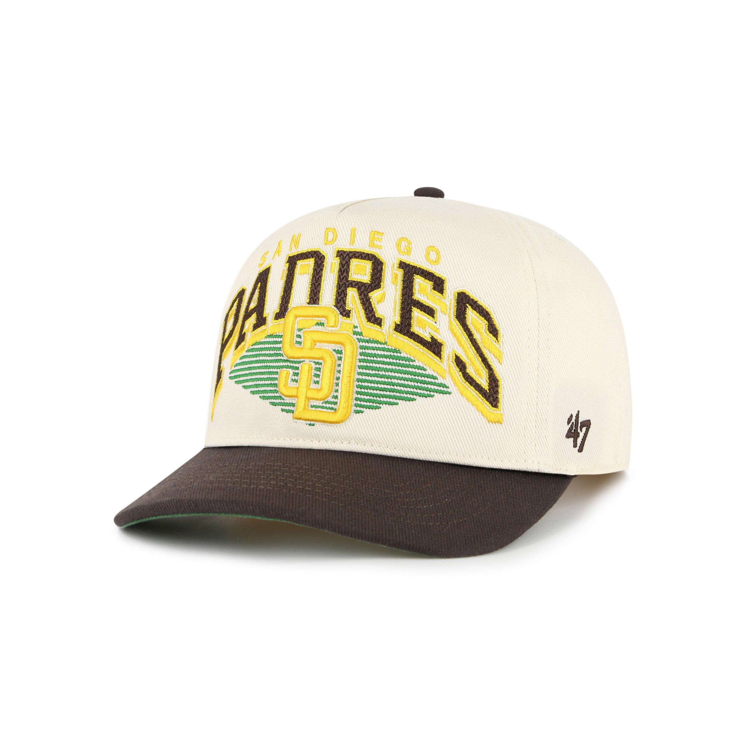 47 San Diego Padres Cooperstown Pomona Hitch Snapback Hat  - Natural - NATURAL